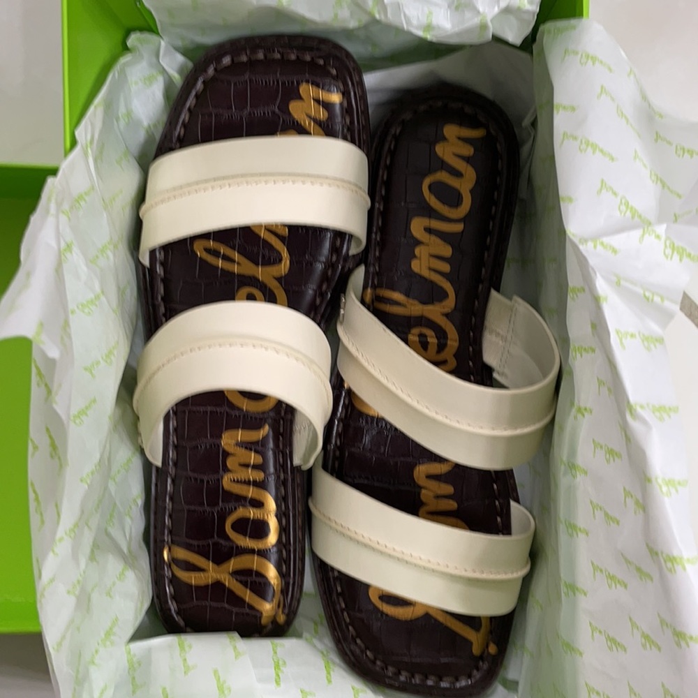 Brand new white Sam Edelman size 9.5 sandals